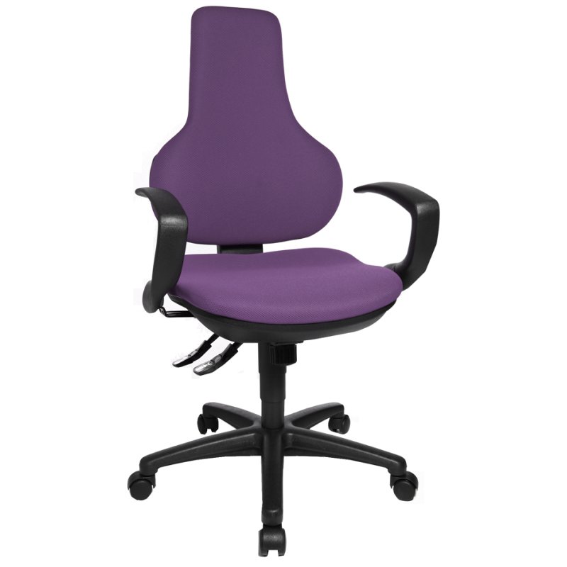 Topstar bureaustoel Ergo Point SY, blauw, synchronmechaniek, 110 kg